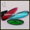 Pear Shape Faceted Various Colors Glass Bead